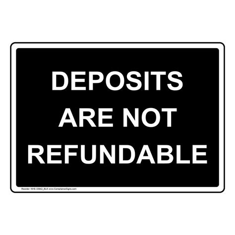 First deposit sign.